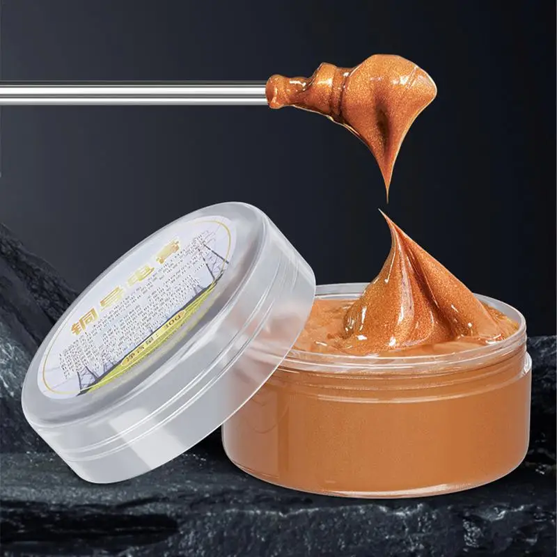 Copper Grease High Temperature Electrical Contact Grease 30g Conductive Paste Strong Adhesion Compound Paste for Automotive