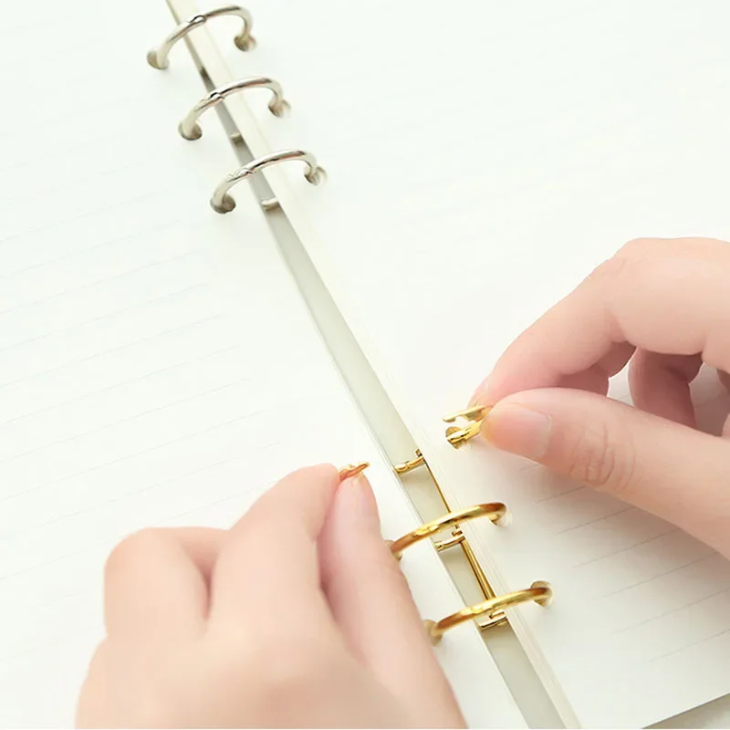 Рисунок 5 - Металлические кольца для блокнота с 3 звеньями