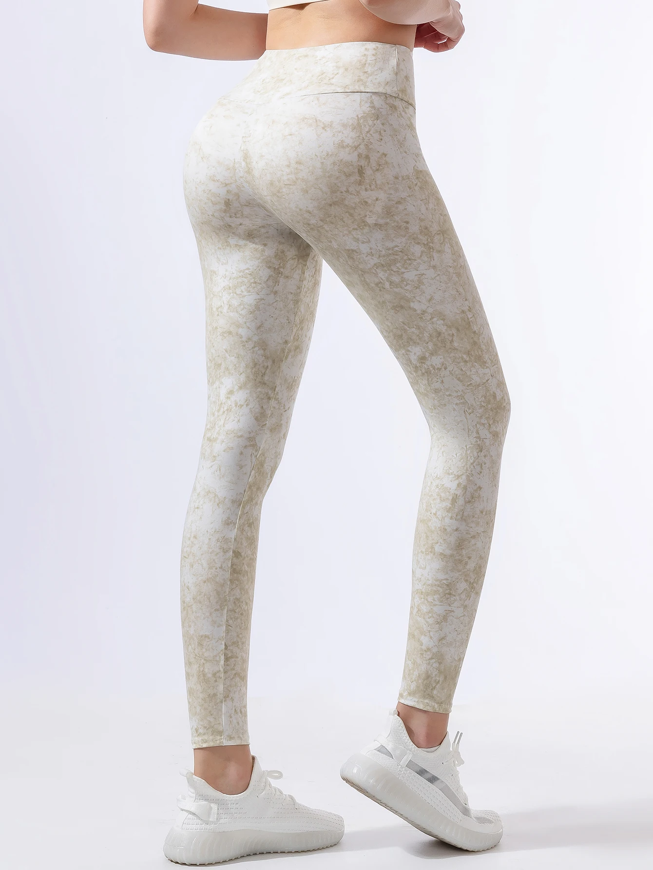 Colorful leggings for women nine-inch printed high-waisted stretch skinny pants thin spring and summer long pants - 6