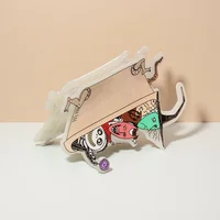 1PC/6PCS Disney cute bathtub hairpin - Cartoon bathtub hair accessories suitable for ladies and girls