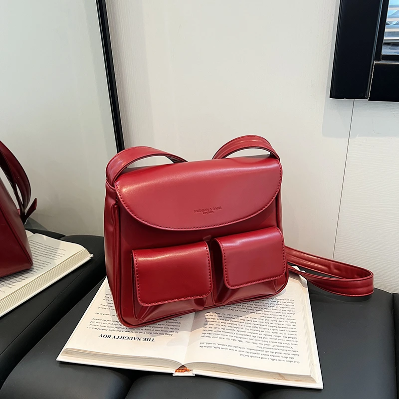 

Женская сумка на плечо, из ПУ кожи, с внутренним отделением