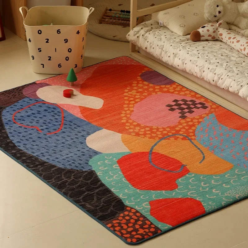 Special-shaped Living Room Carpet Color Art Bedroom Bedside Rug Cartoon Large Area Study Sofa Coffee Table Floor Mat Ковер Tapis