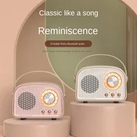 Retro Mini Bluetooth Speaker DW21 Classical Music Player Sound Stereo Subwoofer Portable Decoration Speakers Home Music Player - Image 4
