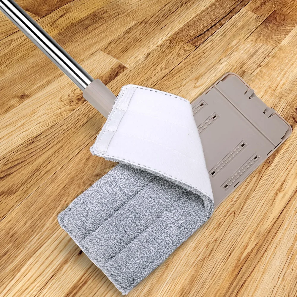 18 Microfiber Mops for Floor Cleaning,Microfiber Mop with 2 Dry Pads & 2  Wet Pads & 1 Pad Brush and a Mop Storage Unit,Microfiber Mops for