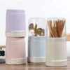 Cartoon Anti Dust Chopsticks Holder with Lid Round Household Tableware Kitchen Utensil Drainage Storage Box 2