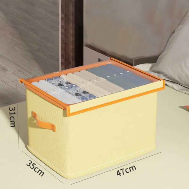 Fold Non Woven Fabric Storage Box Gray Home Supplies Clothing Underwear Sock And Kid Toy Storage Organizer Cosmetics 2
