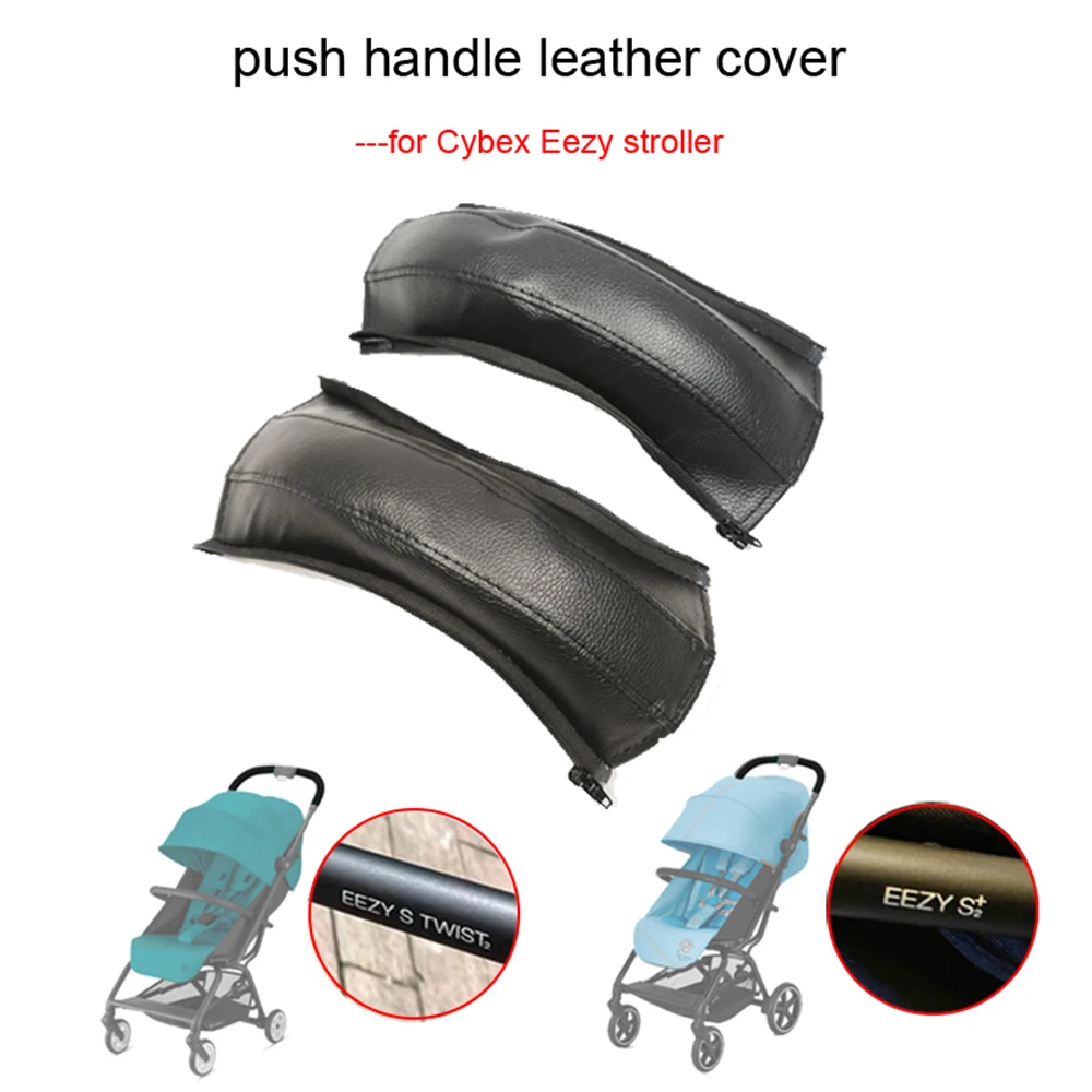 

Baby Buggy Push Handle Leather Cover For Cybex Eezy S/S+2/Twist/+2 Pushchair Mom Handrail Case Stroller Replace Accessories