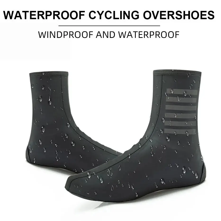Bicycle shoe covers Ykywbike Cycling Shoes Covers YAS308 Waterproof Overshoes Bicycle Bike Reflective Windproof MTB Road Keep Warm Lock Protector
