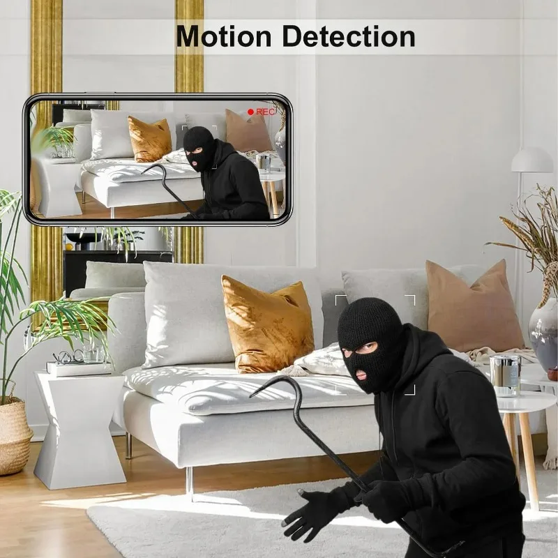 Mini Camera 1080P HD WiFi Wireless Camera Video Recorder Home Security Surveillance Motion Detection P2P Camcorder Remote View 2