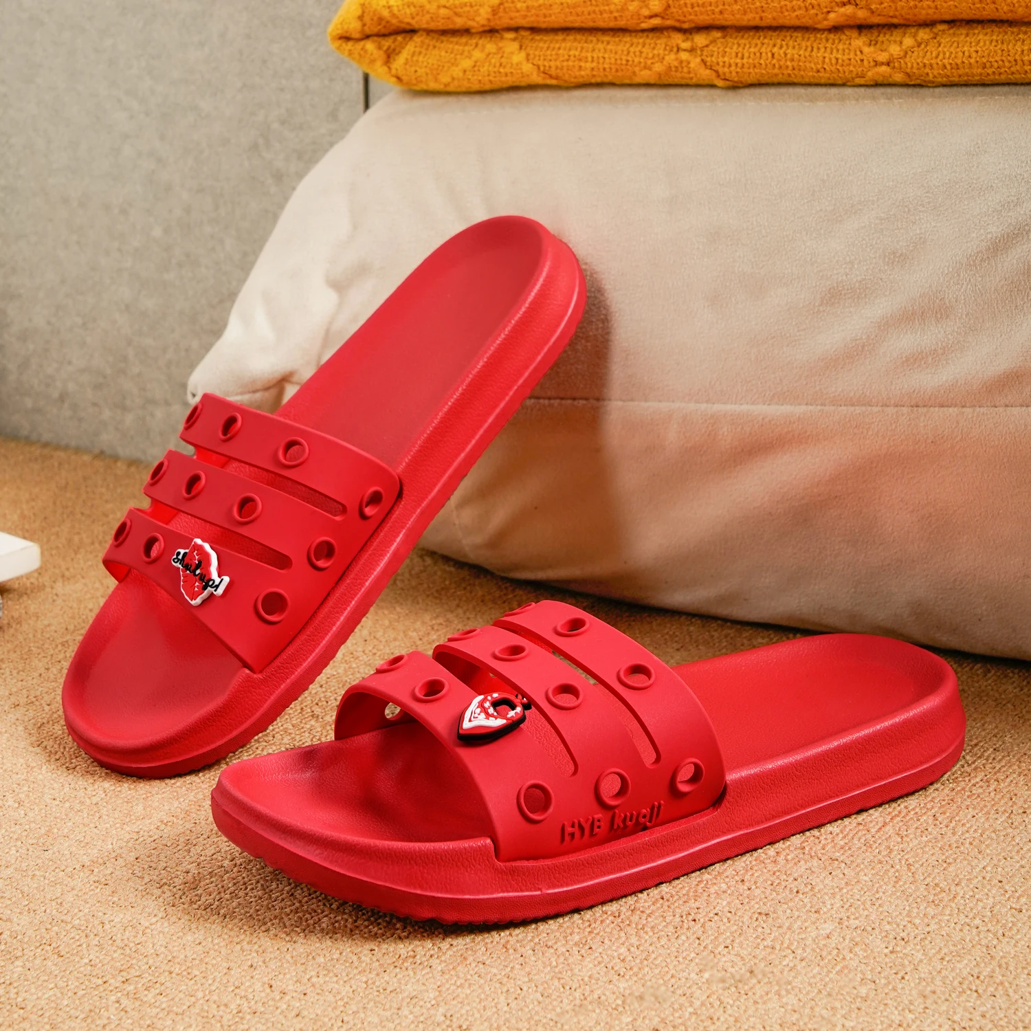 Bathroom Home Slippers Men Slippers Fashion Soft Sole Eva Indoor Sandals Non-Slip Flip Flop Men