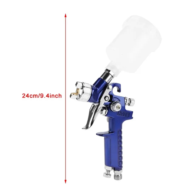 H-2000A Professional 0.8/1.0mm Nozzle 125ml Mini Pneumatic Spray Gun For Car Painting Repair Pneumatic Spray gun Mini spray gun 6