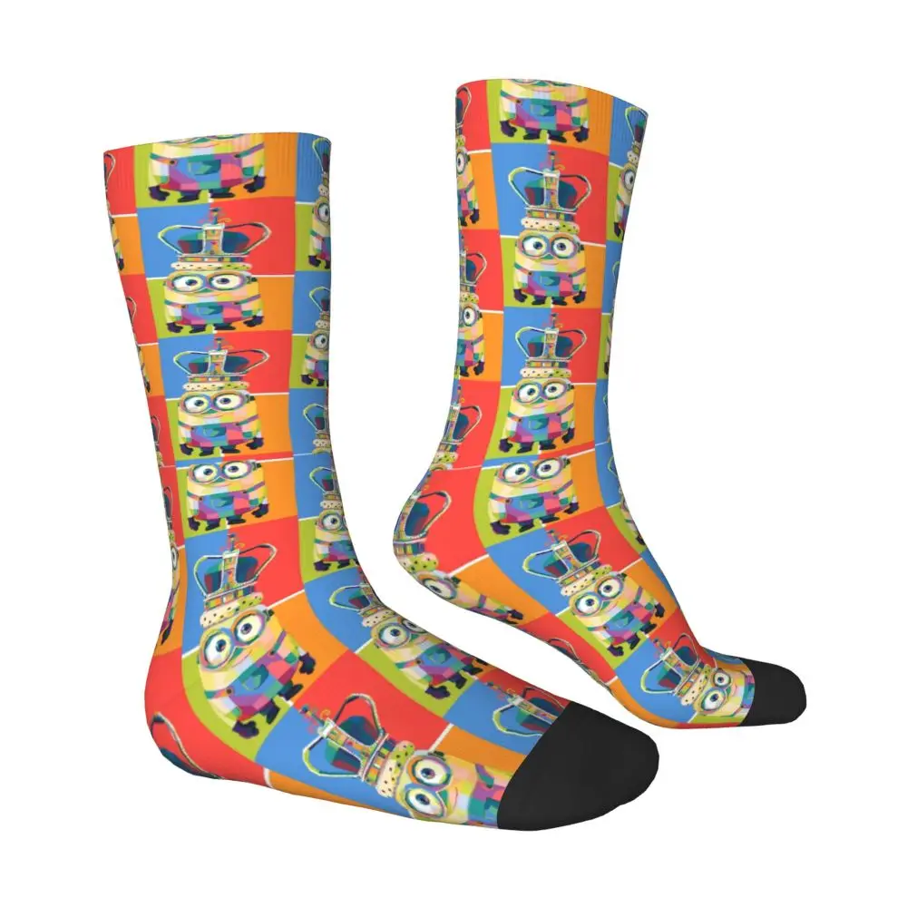 Custom Cool Print M- Minions Cartoon Socks for Women Men Stretchy Summer Autumn Winter M- Minions Bananas Crew Socks 43 S6631294ff66a4605b56fde7f2951885ba