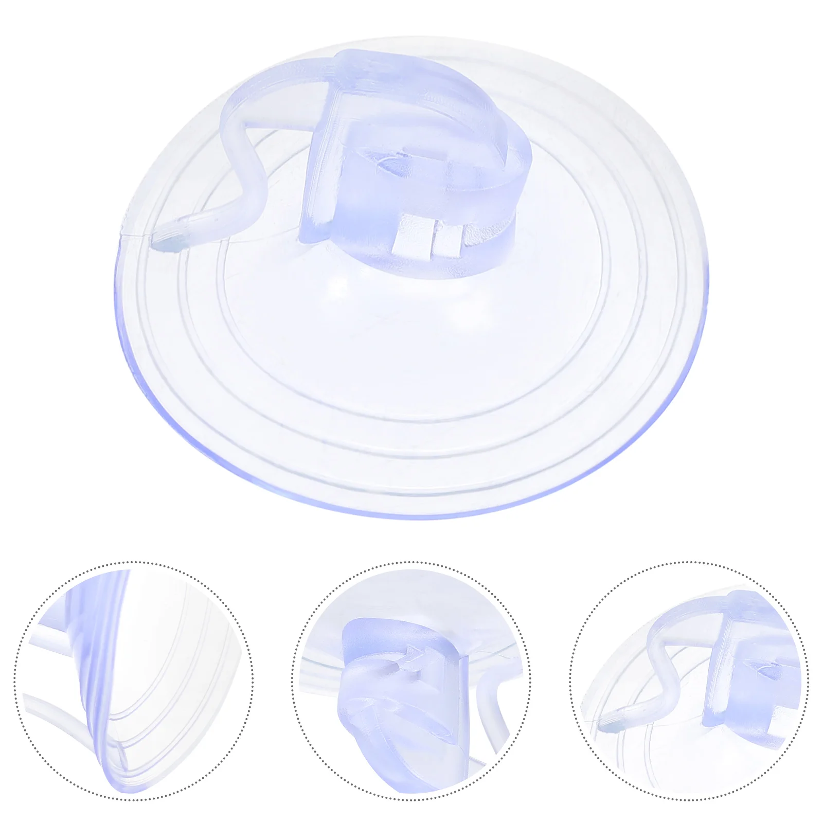 

100pcs Windshield Sunshade Suction Cup Bathroom Sucker Pad Suction Cup With Hook