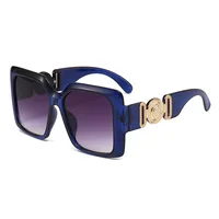 INS populaire carré lunettes de soleil femmes luxe rétro marque hommes tendance voyage lunettes de soleil femme nuances UV400 Oculus 4