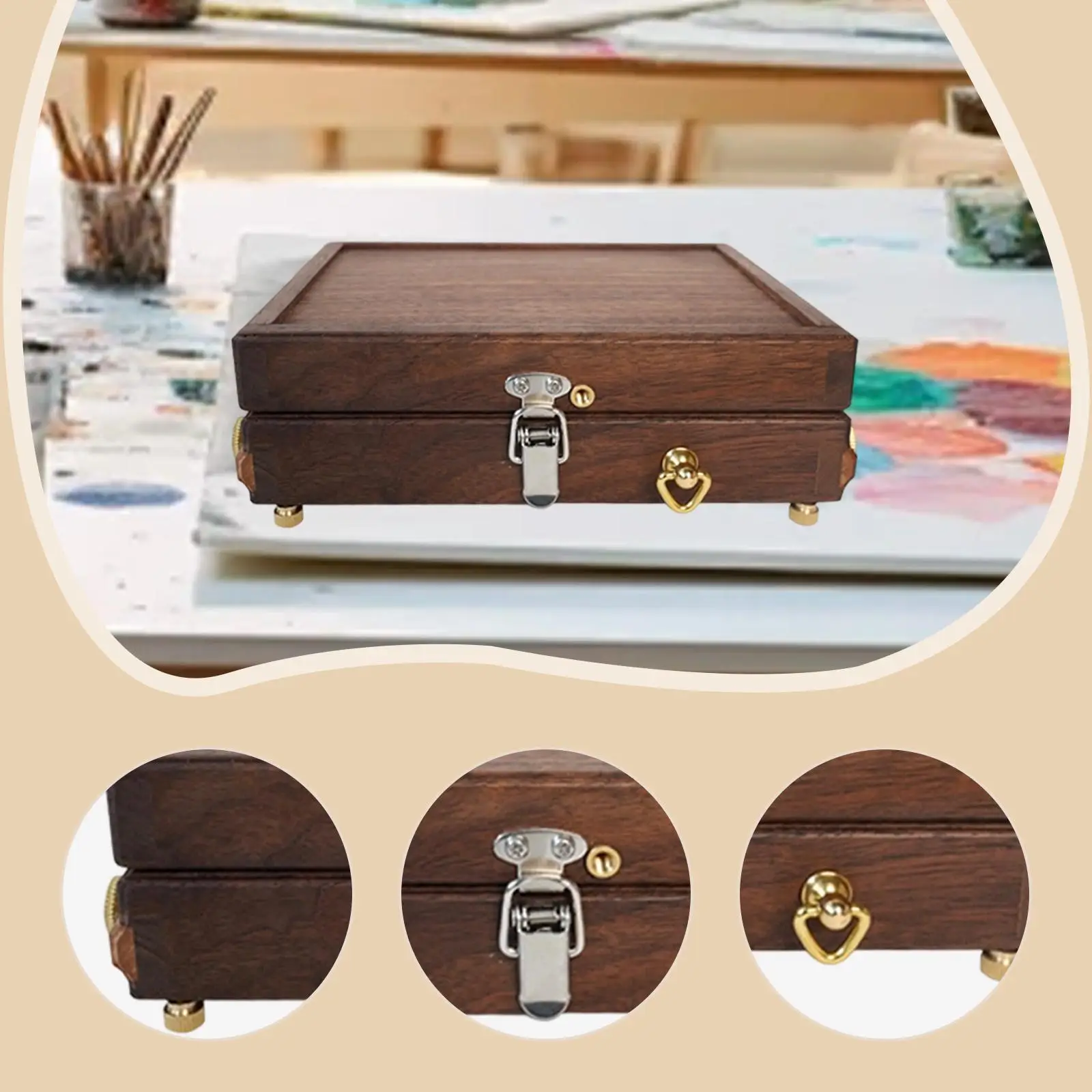 Art Easel Lightweight Travel Painting Accessories Pochade Box Sketchbox Plein Air Easel for Beginner Artist Teens Adult Student