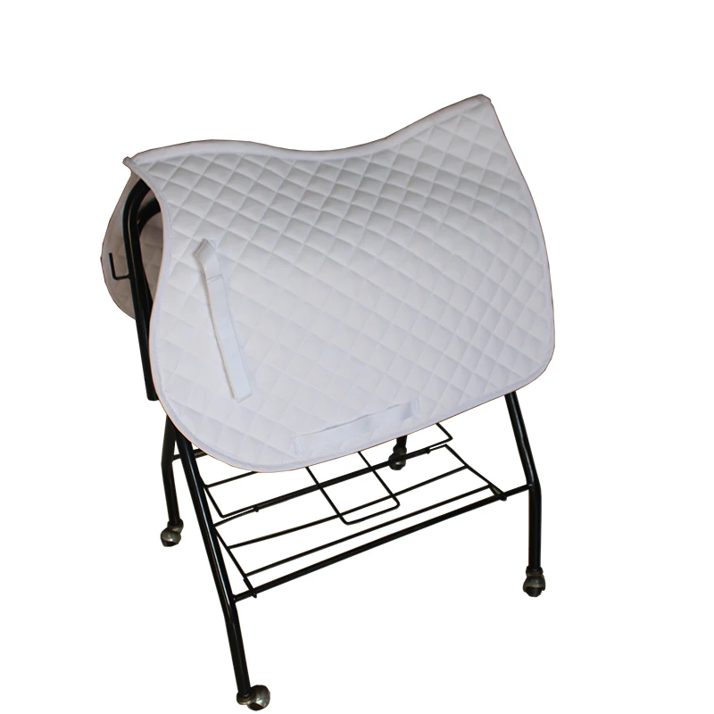 Equestrian Sweat Mat White Comprehensive Saddle Mat Absorb Sweat Breathable Shock Absorbing Equestrian Competition Riding