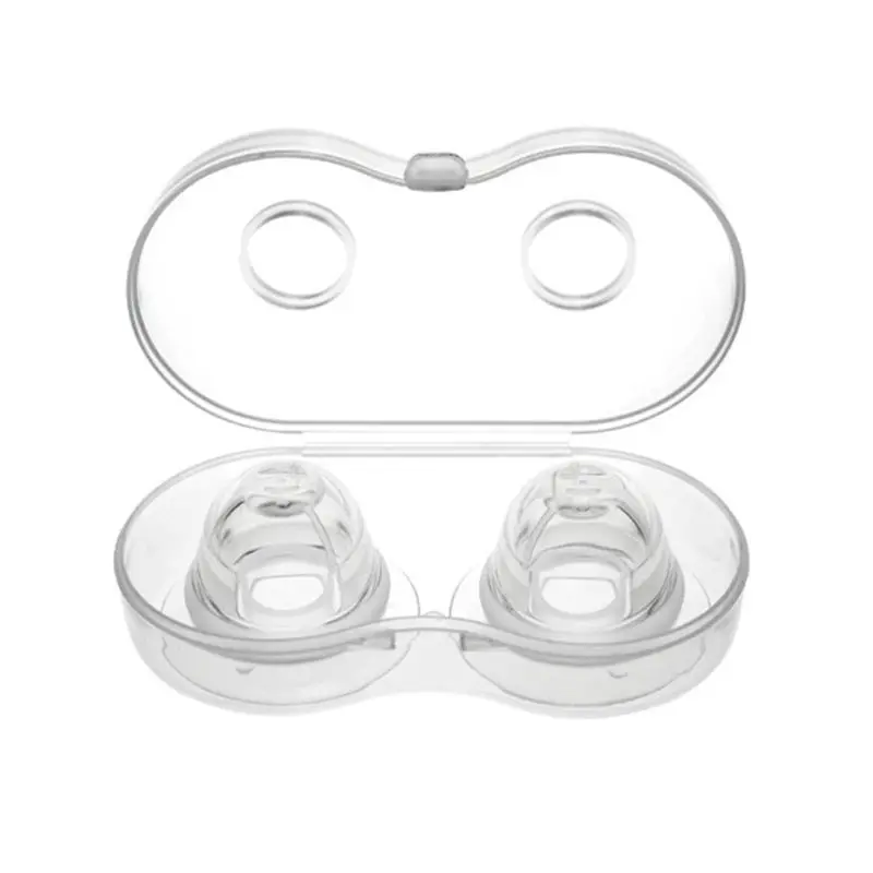 1 Pair Silicone Nipple Corrector Painless Nipple Sucker Puller Aspirator for Correction Flat Inverted Nipples 6