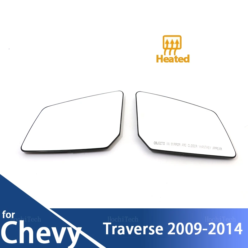 

for Chevrolet Chevy Traverse 2009-2014 Accessories Heated Mirror Glass Right or Left Side Door Rearview Wing Mirror