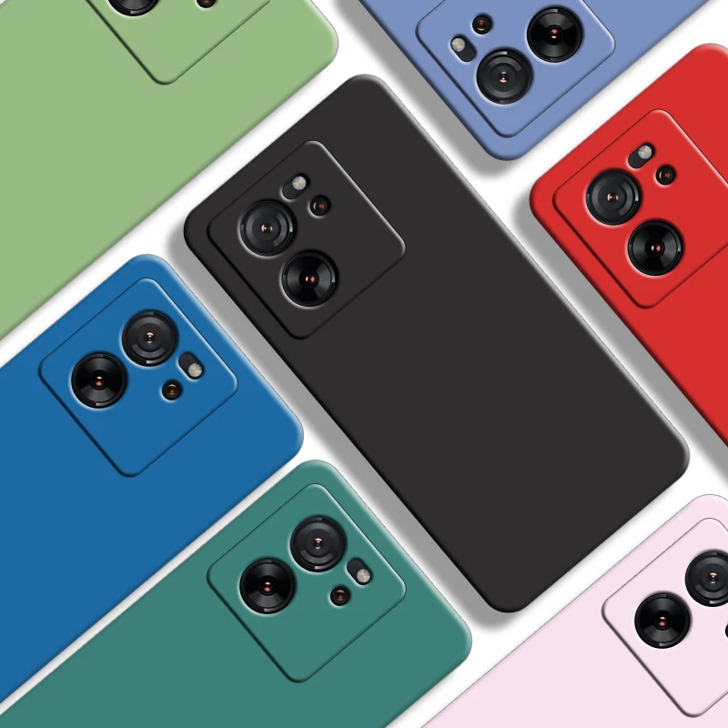 Per Xiaomi 13 T Pro Custodia Per Xiaomi 13 T 13 T Pro Cover Paraurti Di Protezione In Silicone Liquido Antiurto Per Xiaomi 13 T 13 Pro Ultra