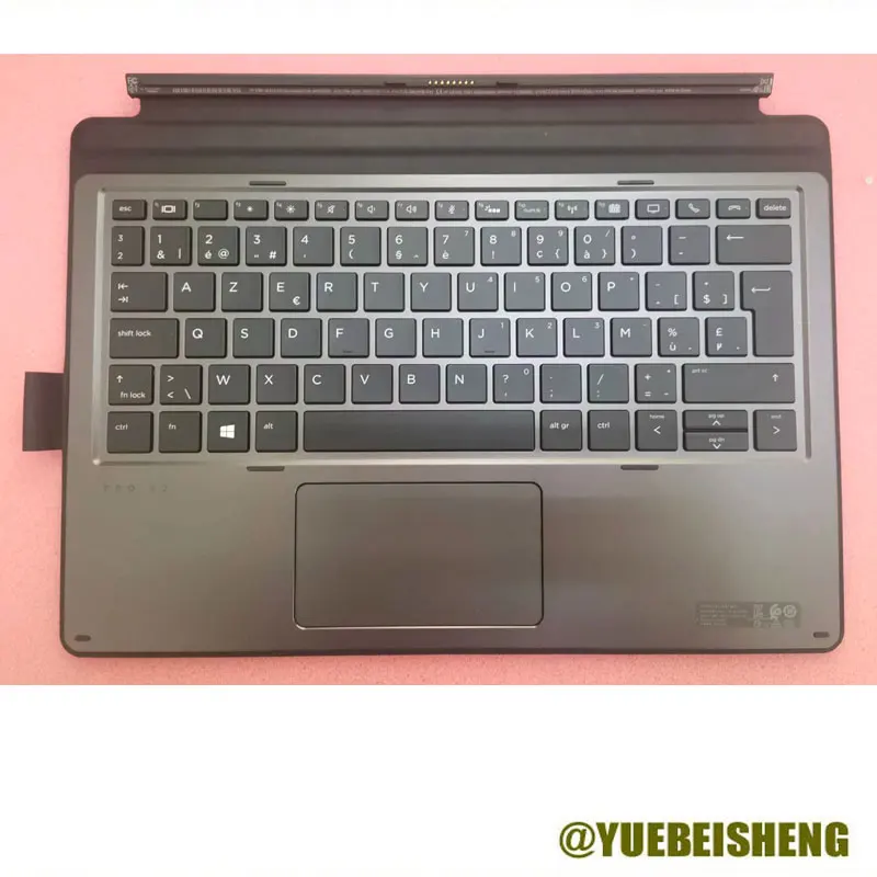 Yuebeisheng Nuovo/Org Per Hp Pro X2 612 G2 Hsn-D06K Collaborazione Palmrest Belgio Tastiera Copertura Superiore Touc Hp Ad