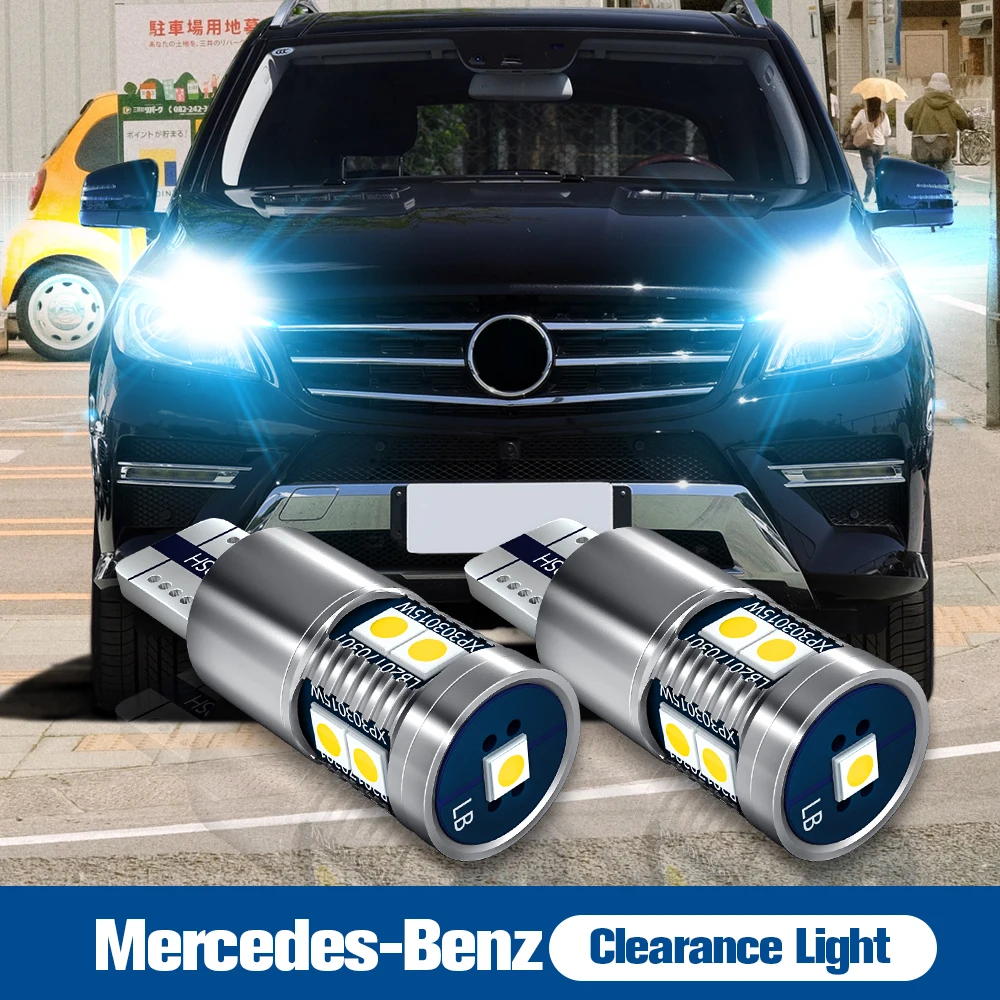 2xLEDClearanceLightBulbParkingLampW5WT10CanbusForMercedes