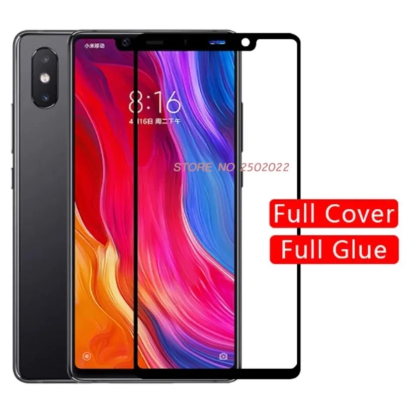Vetro Temperato Full Coverd Per Xiaomi Mi 8 Screen Protector Full Cover Glass Per Xiaomi Mi 8 Pellicola Protettiva