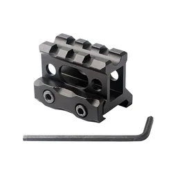 Compact Aluminum Alloy 1 Height Scope Riser Base (Black)