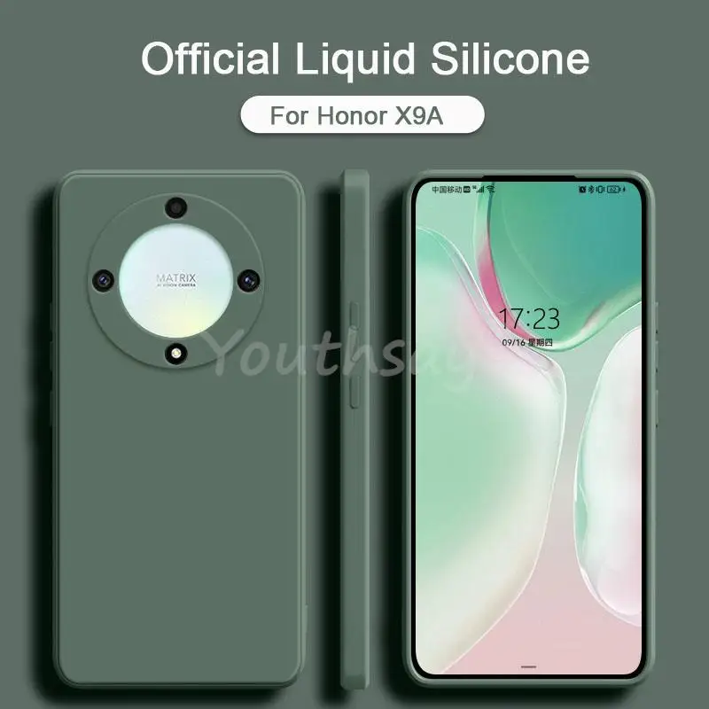 Premium Silicone Liquid TPU Protector Case for Honor – Enhanced Protection and Style