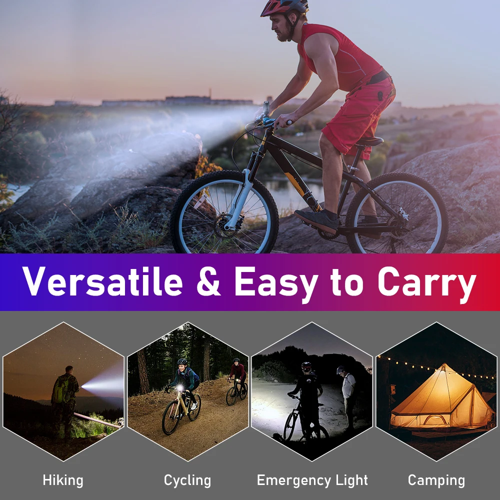 Bicycle Alarm Bicycle Rear Light Electronic Bell 140dB Bike Alarm Horn USB Charge Cycling Warning Lamp Cycling Headlight Safety Riding bicycle alarm bicycle rear light