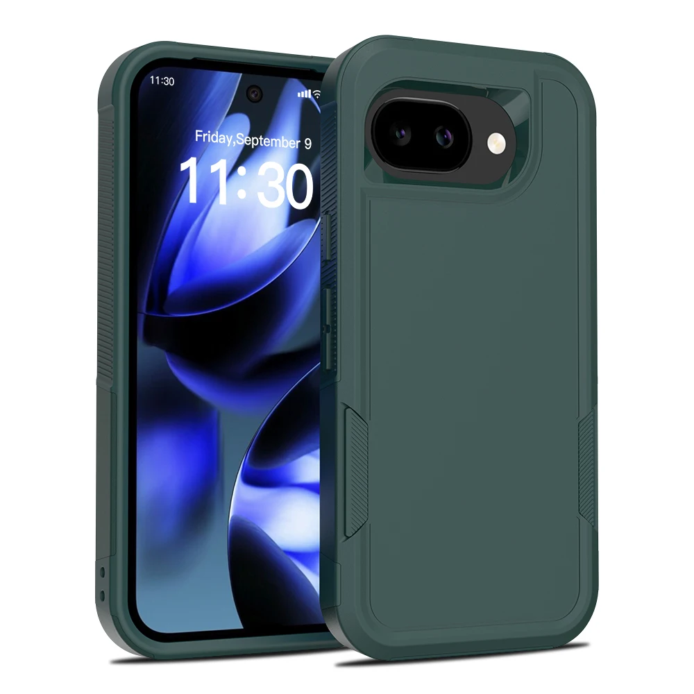 Dual-Layer Military Grade Shockproof Matte Phone Case