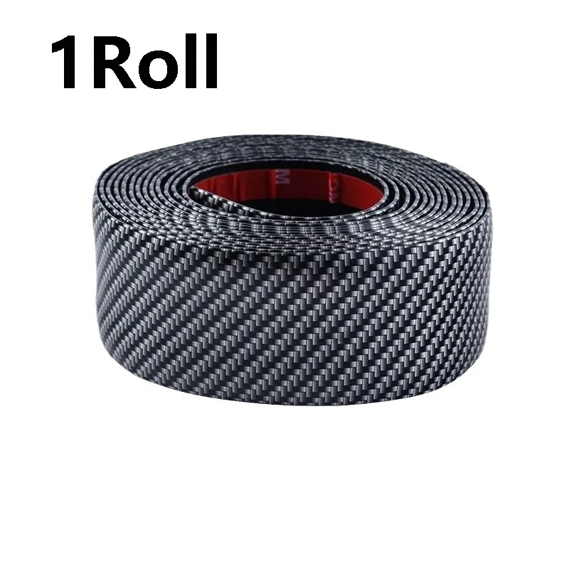 Self-Adhesive Anti-Scratch Car Door Sill Guard with Stylish Stripe Design