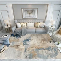 Light Luxury Splashing Ink Living Room Large Area Carpet Bedroom Decor Rugs Non-slip Floor Mat Lounge Rug Hotel Lobby Carpets 2