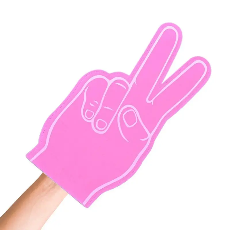 Foam Finger Cheering Hand Prop Portable Cheerleading Foam Fingers for Sports Events Baseball Basketball Soccer
