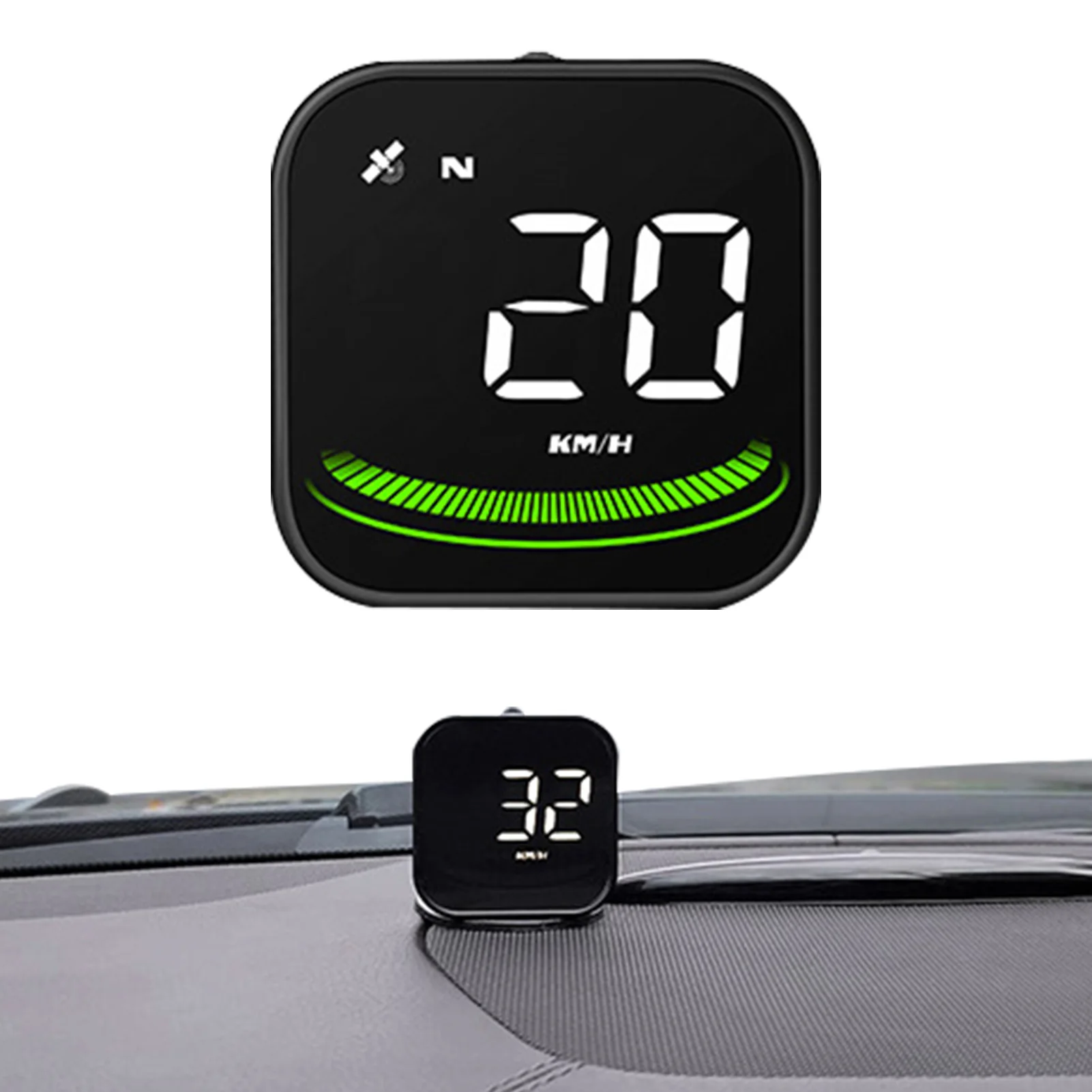 

Car Head Up Display G4 GPS Car Speedometer Hud Display KM/h MPH Car HUD Head Up Display Speed Meter Overspeed Warning Alarm