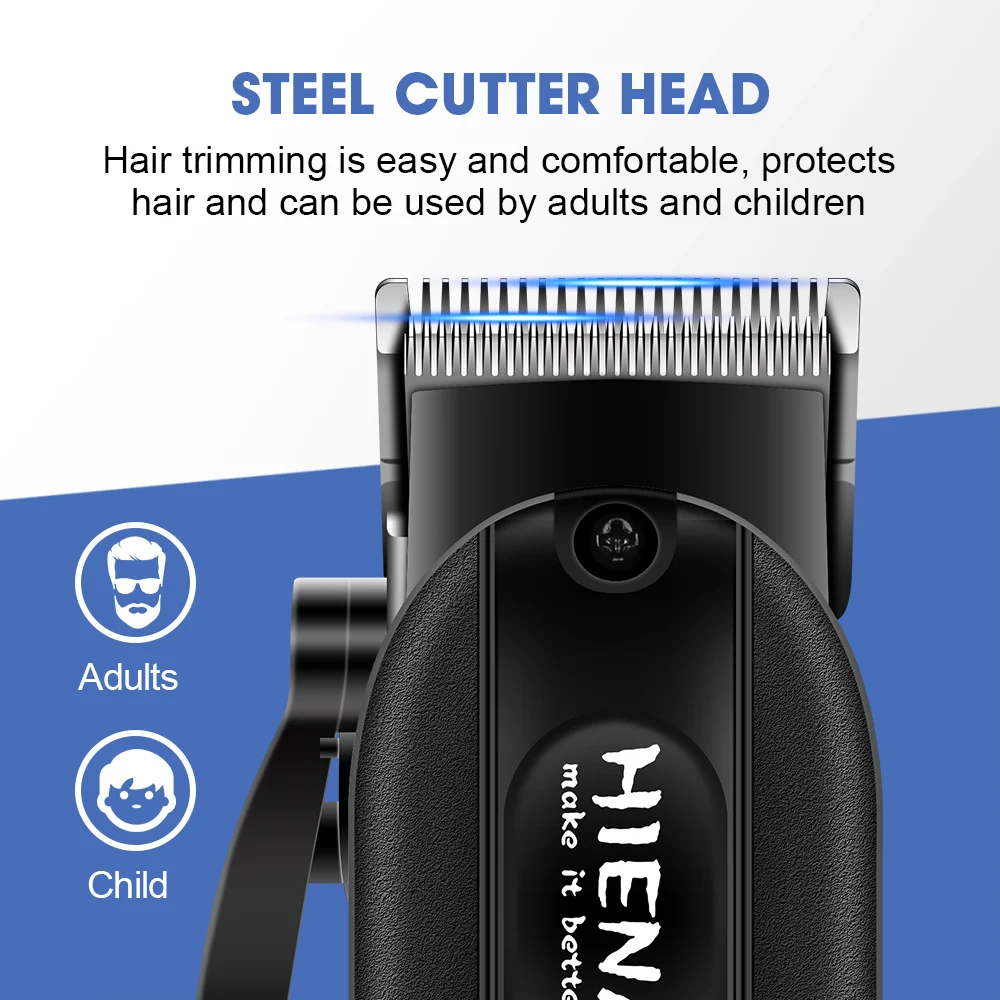 Professional Barber Electric Hair clipper LED display screen UBS charging Trimmer Powerful electric hair clipper trimmer tool 3