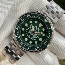 

STEELDIVE Dive Watch SD1975P Ceramic Bezel 300m Waterproof 316L Stainless Steel NH35 Tuna Men Automatic Mechanical Wristwatch