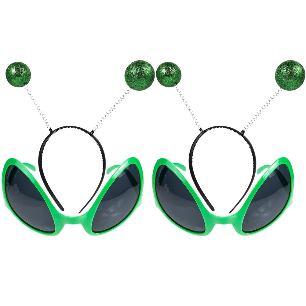 4Pcs Alien Headband Eye Glasses Alien Antenna Costume Accessories Novelty Unique Creative Design Lightweight Premium Materials costume headband