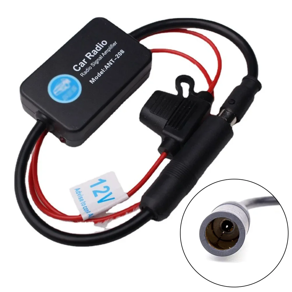 

AM FM Radio Anti-interference Enhance Auto Electronic Accessories 12V For ANT208 Car Antenna Signal Amplifier Set