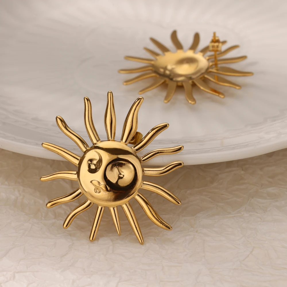 Stainless Steel Earrings for Women Colorful