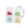 8pcs Flash Ice Cubes Decor Inductive LED Light Glowing Ice Cubes Toy Battery Powered Ice Lamp Bath Toy Colorful for Kids Bathing 6