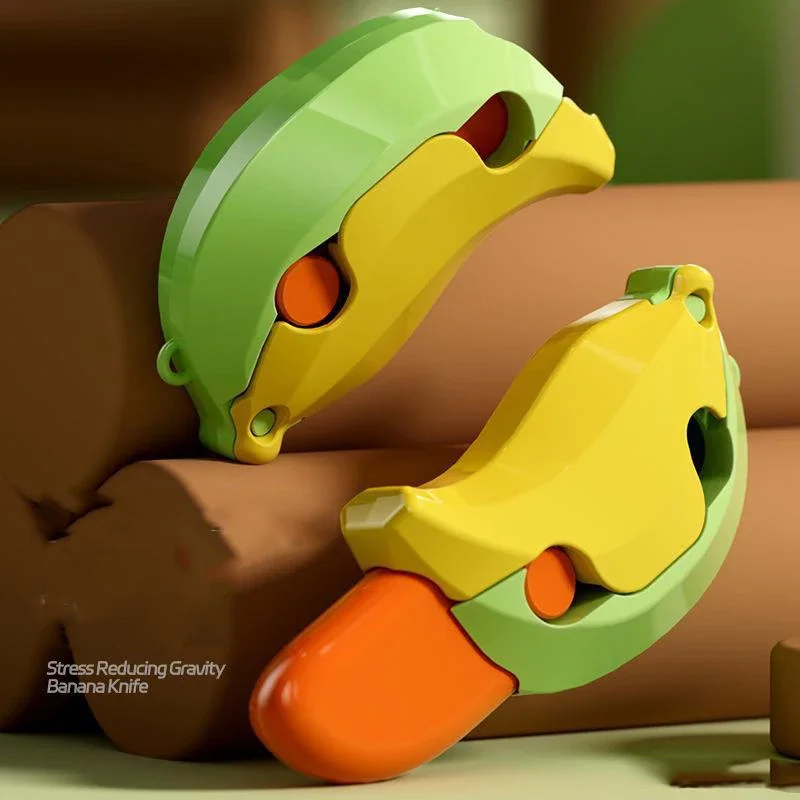 

3D гравитационный нож банан редис декомпрессионная мультяшная игрушка цвет случайные Забавы Детские игрушки Настольные игры подарок на день рождения