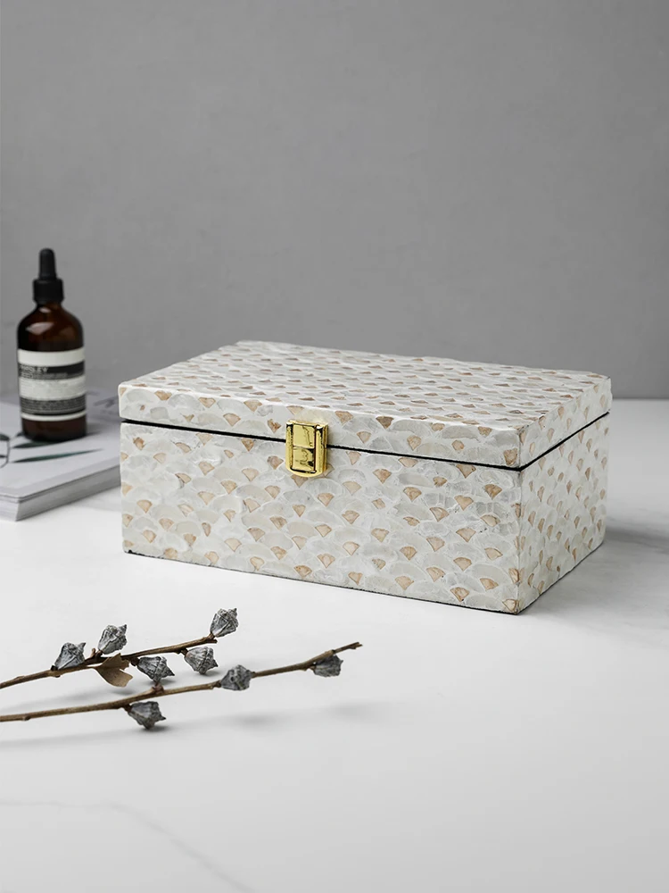 

Shell jewelry box advanced home desktop makeup storage box jewelry box