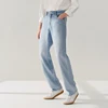 Semir 2024 Denim Trousers Men Spring New Style Exquisite Embroidered Washed And Distressed Loose Straight Pants 5