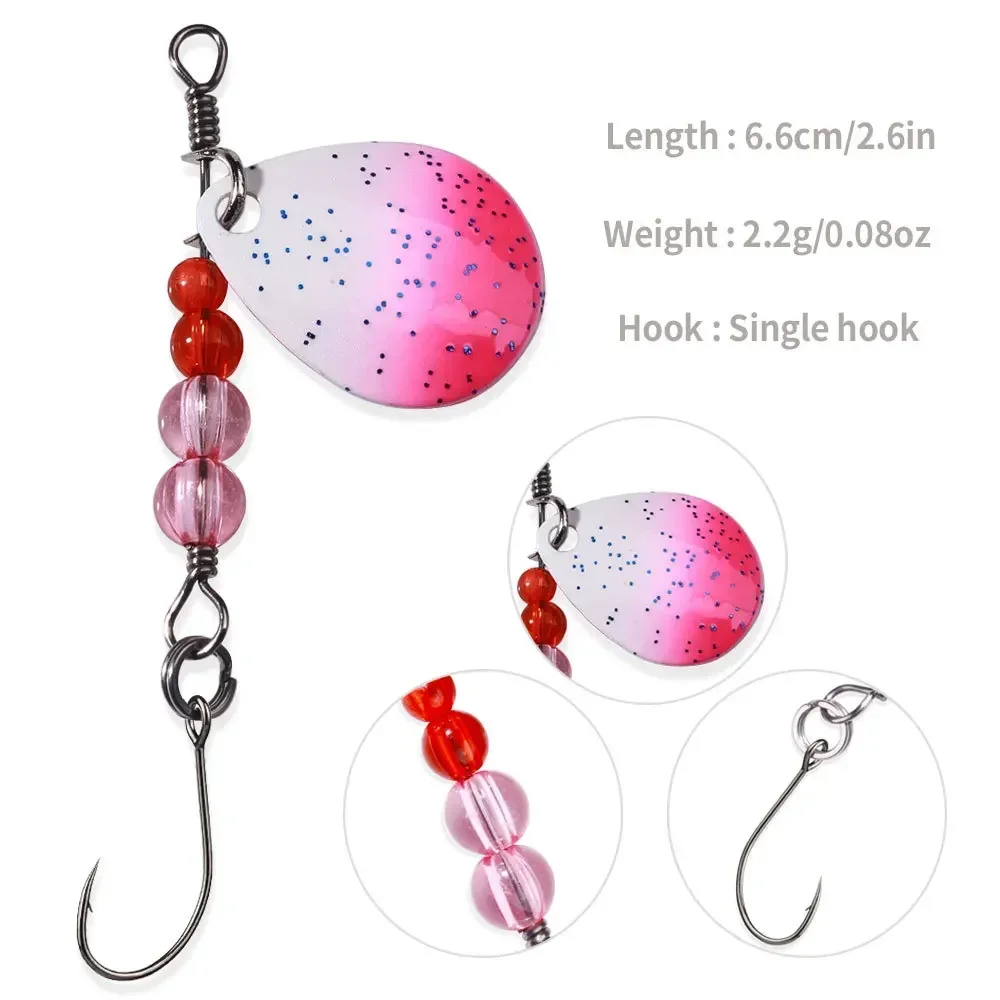 Spoon Lure Set 5pcs/Set Fishing Metal Bait For Lake Sea Carp Bass Wobbler Small Mini Spinner Trout Jig Hard Box Kit Accessories fishing lure