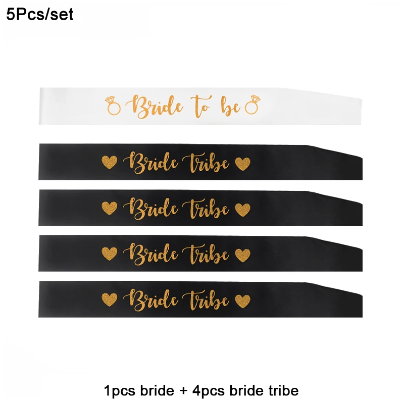 Geiomoo Fascia Sposa Per Addio Al Nubilato, Bianca Elegante Con Scritta Dorata “Bride To Be” - Regalo Perfetto Per Feste E Decorazioni