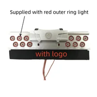 CNC LED Tail Light Rear Bumper Lamp for Tamiya 1/14 Truck RC Cars Scania King Stiholt Tamiya LESU Truck Upgrade Accessories 1