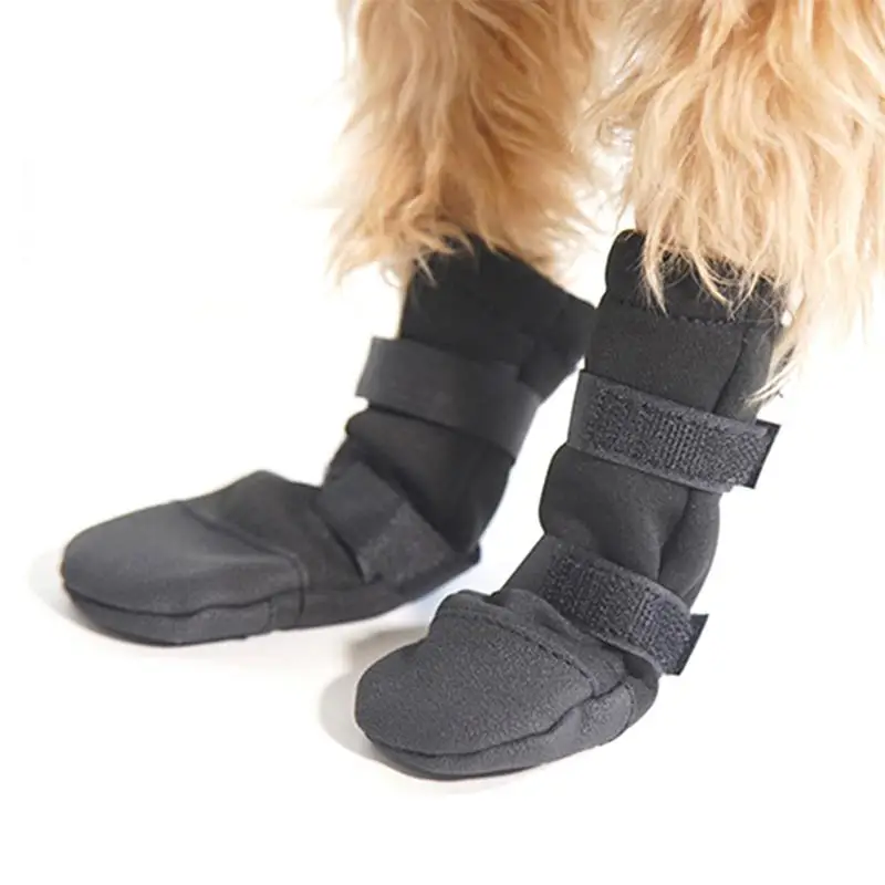 

Dog Breathable Socks 2pcs Scratch Proof Puppy Shoes Paw Protector Nonslip Dog Socks With Adjustable Straps cat dog foot Supplies