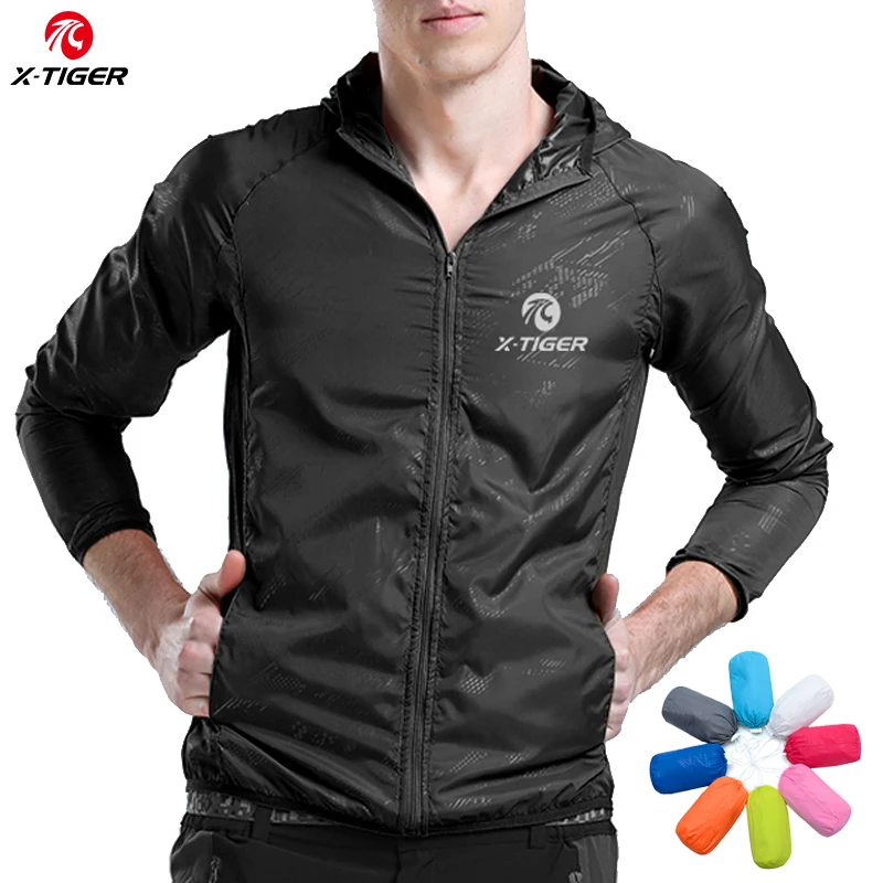Cycling Jacket X-TIGER MTB Cycling Jersey MultiFunction Rain Waterproof Windproof TPU Raincoat Bike Bicycle Equipment