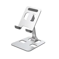 Portable Aluminum Alloy Phone Tablet Holder For iPad MiPad Samsung Tab MatePad Stand Mount Adjustable Flexible Mobile Stand 1