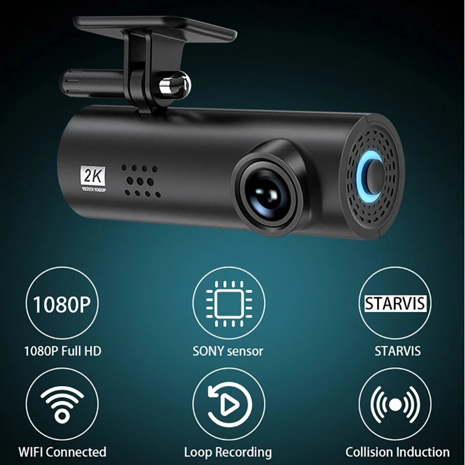 CAR AND DRIVER Eye 1 Pro HD Dash Cam with Loop Recording & Super